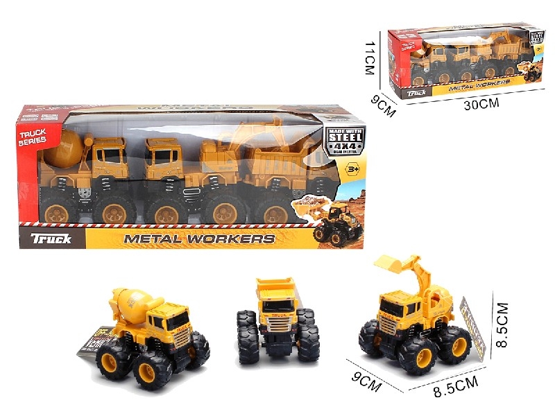 FREE WAY DIE-CAST CLIMBING CONSTRUCTION TRUCK - HP1190387