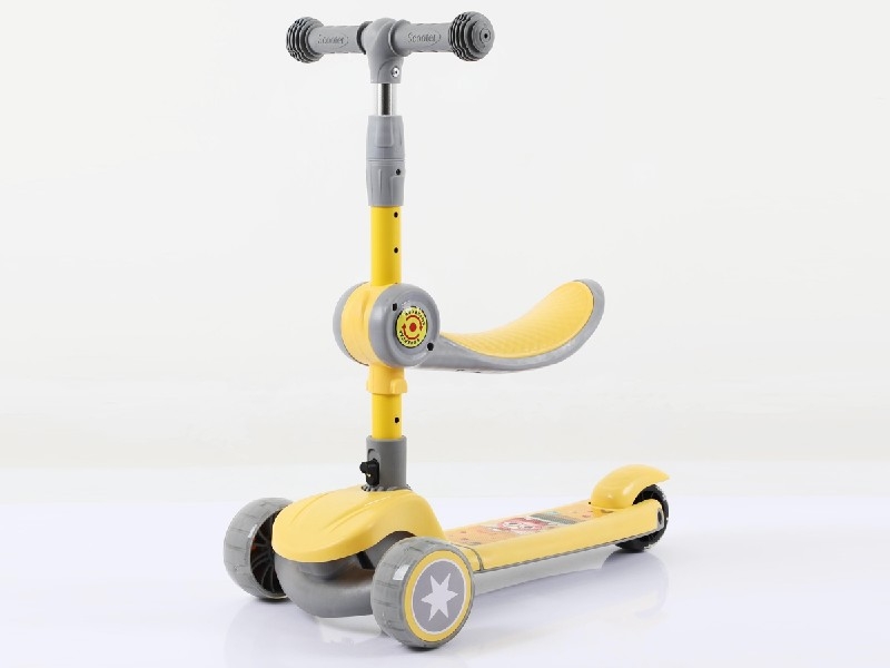 SCOOTER W/SEAT，PINK/BLUE/YELLOW/GREEN - HP1191326