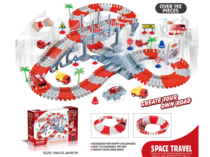 B/O FIRE TRACK W/CAR 1PCS - HP1192368