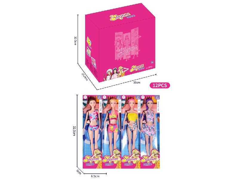 11.5寸泳装芭比系列 12PCS - HP1192545