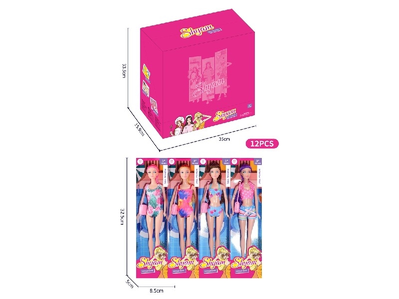 11.5寸泳装芭比系列 12PCS - HP1192546