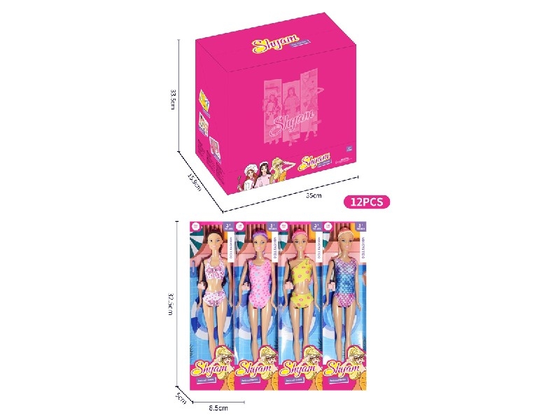 11.5寸泳装芭比系列 12PCS - HP1192547