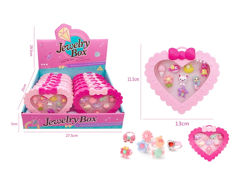 女孩饰品-儿童卡通戒指 
12pcs - HP1192829