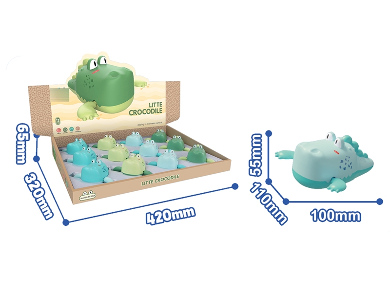 WIND UP CROCODILE,12PCS/DISPLAY BOX - HP1192960