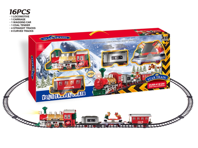 B/O RAIL TRAIN W/LIGHT & SOUND（NOT INCLUDED BATTERY） - HP1193049