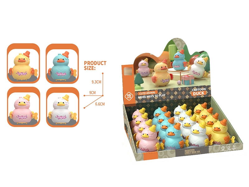 WIND UP DUCK,16PCS/DISPLAY BOX - HP1193115