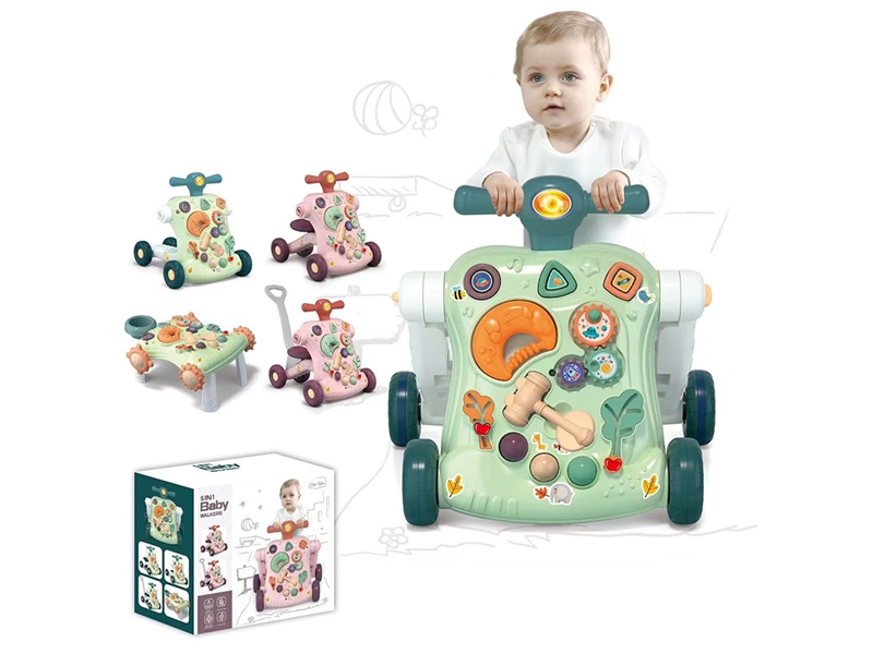 5IN 1 BABY WALKER，RED/GREEN - HP1193637