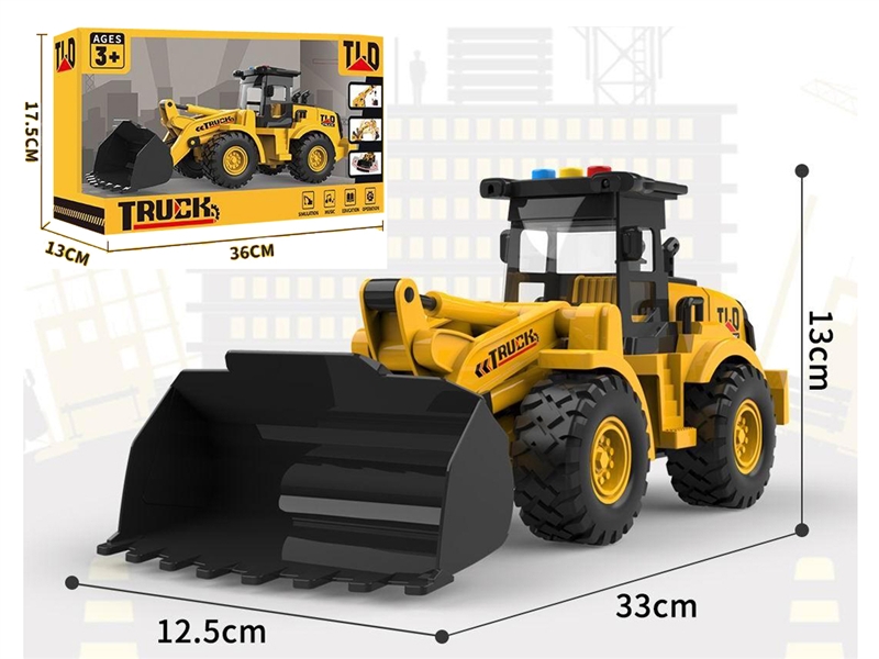 1:16 FRICTION TRUCK W/LIGHT & SOUND（INCLUDED BATTERY） - HP1194420