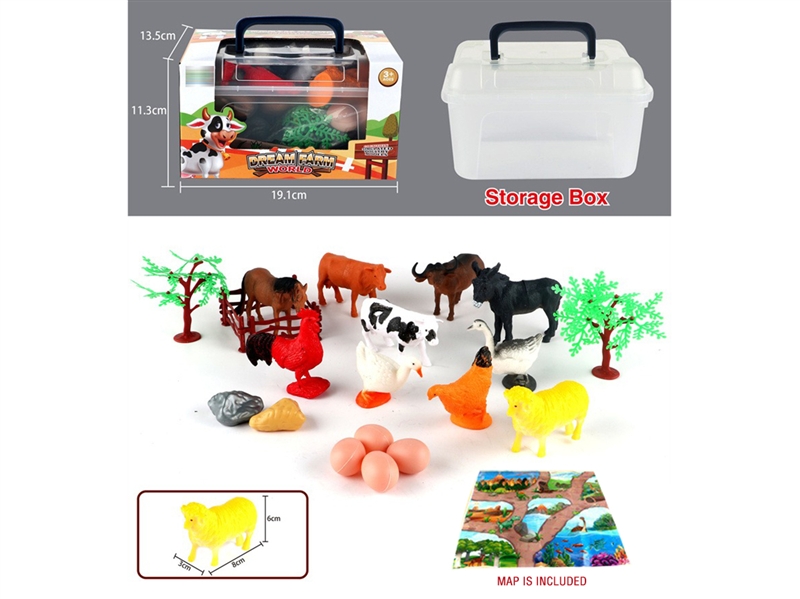 FARMER ANIMAL SET (10 PCS) - HP1194939