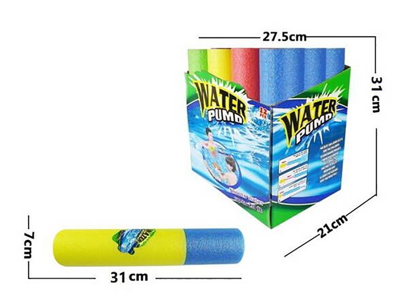 31CM EVA水炮 12只/展示盒 - HP1195301