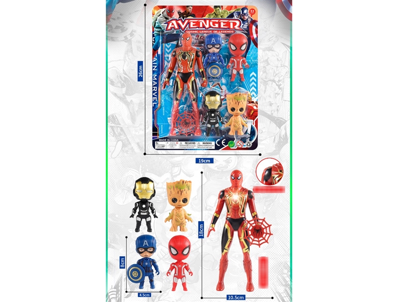 18CM+8CM HEROES, W/LIGHT - HP1196373