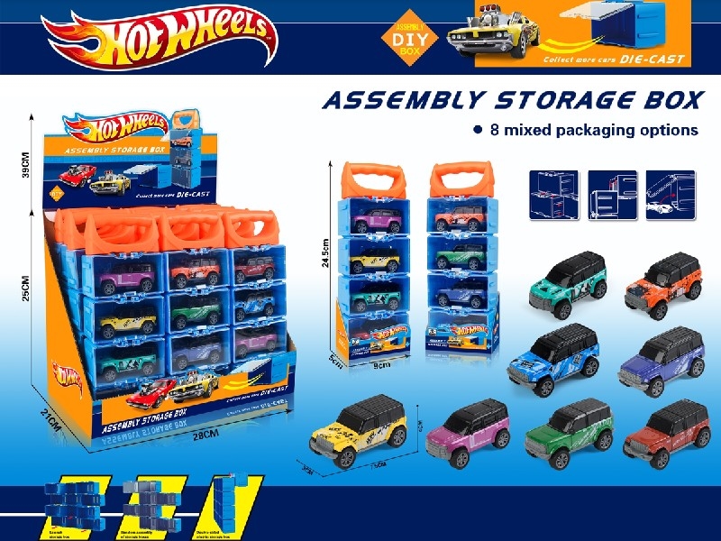 PULL BACK DIE-CAST CAR，12PCS/DISPLAY BOX SIZE - HP1197393