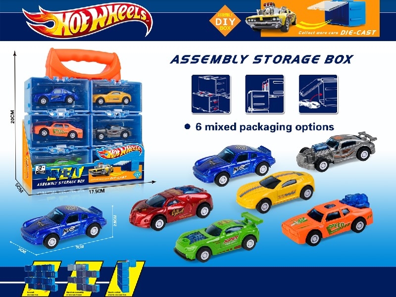 PULL BACK DIE-CAST CAR 6PCS - HP1197399