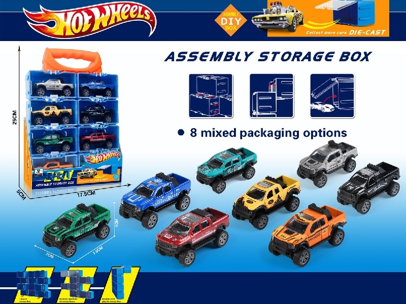PULL BACK DIE-CAST CAR 8PCS - HP1197411