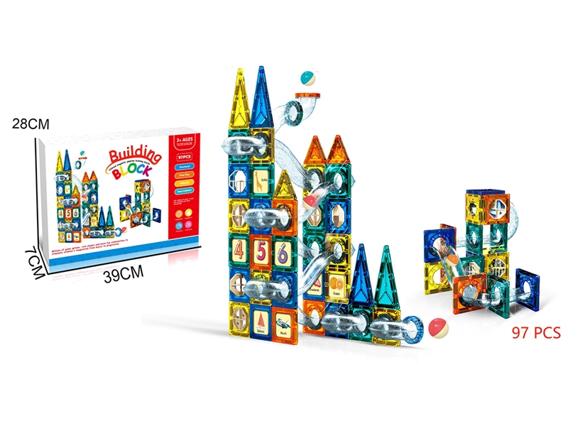 MAGNETIC BUILDING BLOCKS (97 PCS) - HP1198999