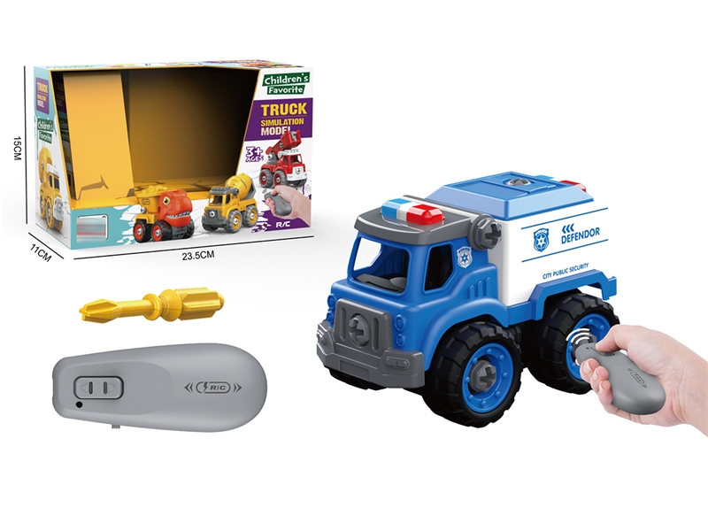 R/C DIY ASSEMBLE POLICE CAR - HP1199968