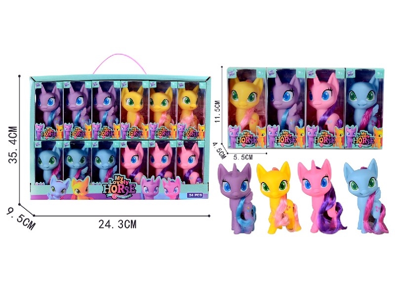 VINYL HORSE，24PCS/DISPLAY BOX - HP1200125