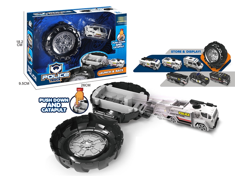 CATAPULT POLICE CAR SET - HP1201061