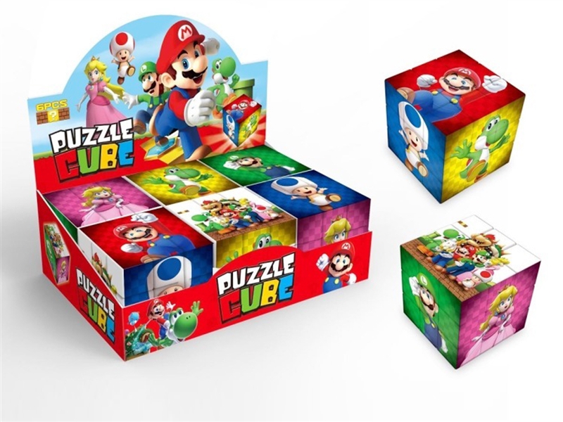 PUZZLE CUBE 6PCS/DISPLAY BOX - HP1202114