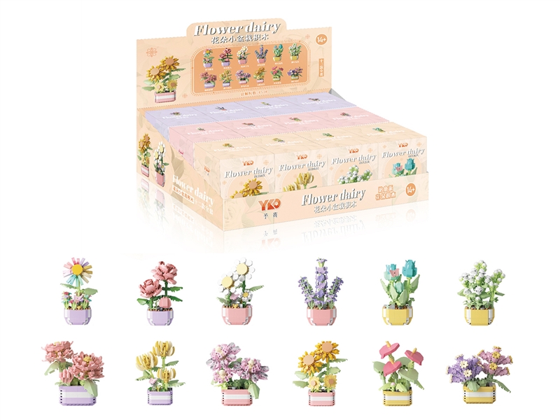 BUILDING BLOCK，12PCS/DISPLAY BOX - HP1202486