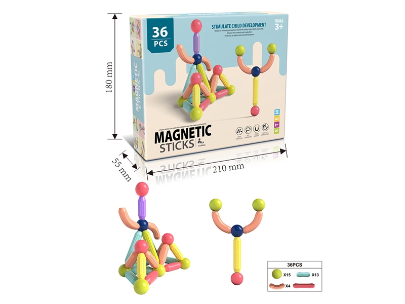 MAGNETIC STICKS 36PCS - HP1202586