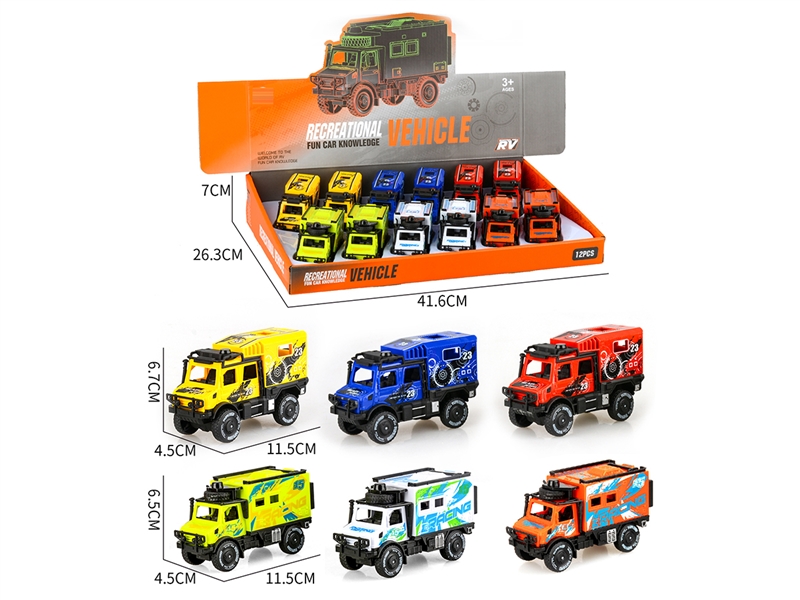 FRICTION CAR , 12PCS/DISPLAY BOX - HP1202828