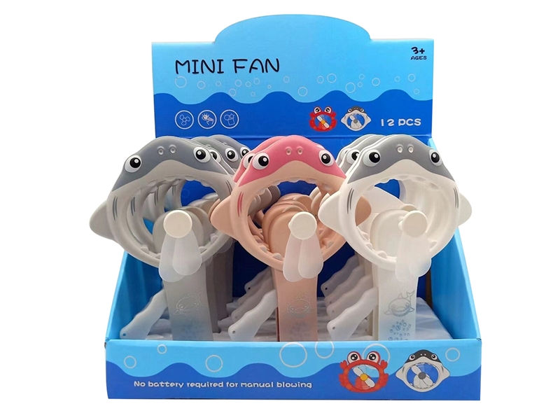 HAND PRESSURE FAN , 12PCS/DISPLAY BOX - HP1202831