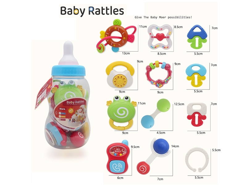 BABY RATTLE 12PCS - HP1202943