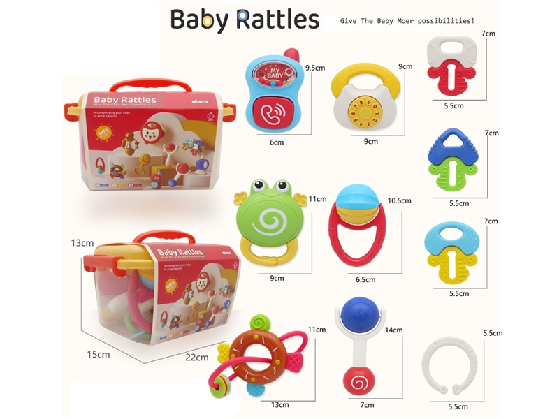 BABY RATTLE 10PCS - HP1202945