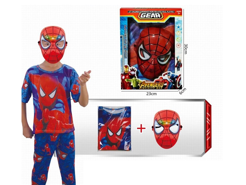 HEROES MASK WITH LIGHT & CLOTHES - HP1203028
