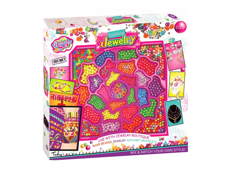 女孩饰品DIY珠饰（
1000PCS+） - HP1204163