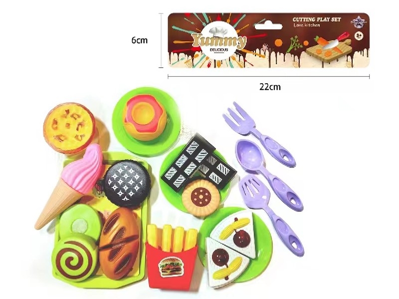 CUTTING PLAY SET，23PCS - HP1204385