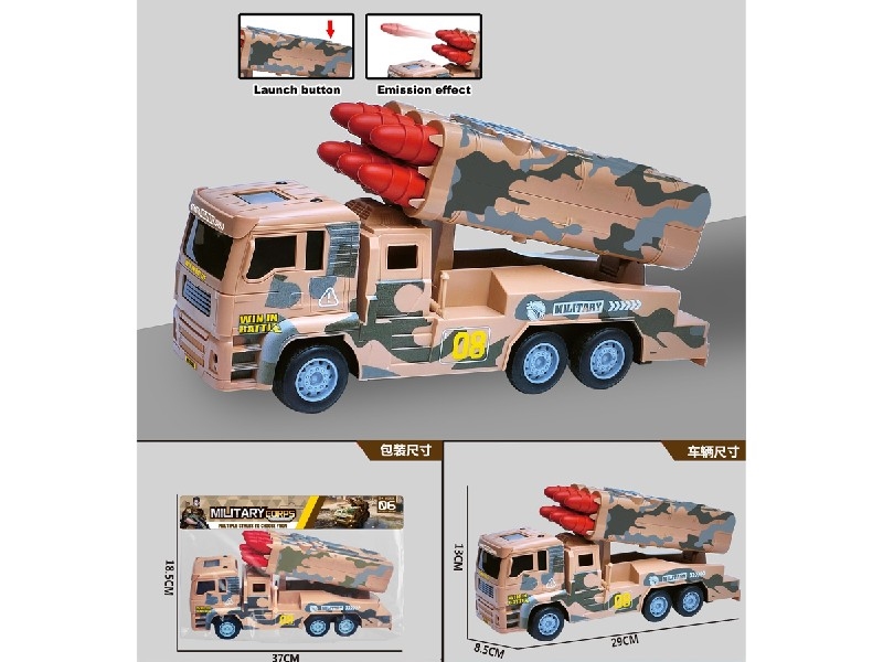 FRICTION MILITARY CAR - HP1204542