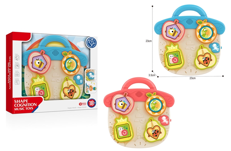 SHAPE COGNITION MUSIC TOYS W/LIGHT & MUSIC - HP1204610