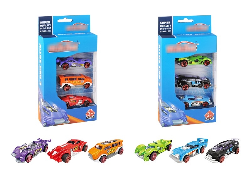 FREE WAY DIE-CAST CAR 3PCS,2ASST - HP1204709