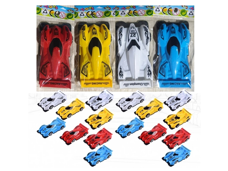 PULL BACK CAR,4COLOURS,2ASST - HP1205410