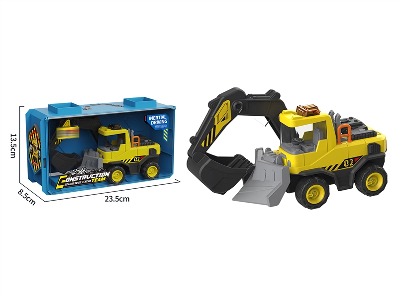 FRICTION CONSTRUCTION TRUCK W/LIGHT & SOUND - HP1205831
