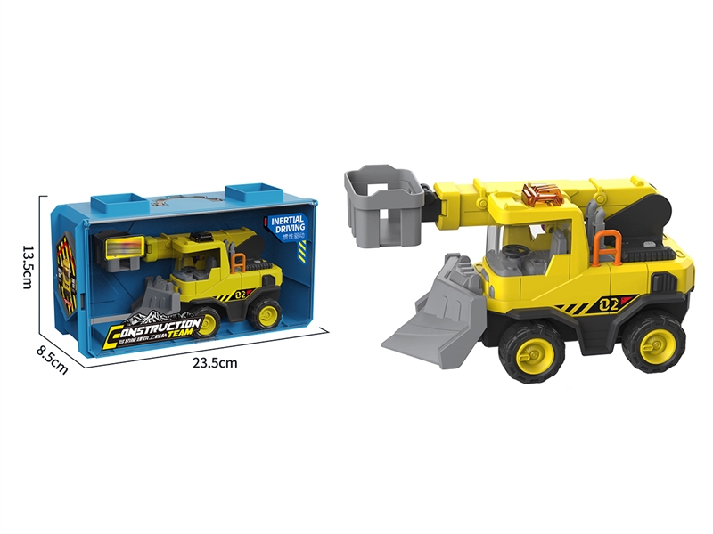 FRICTION CONSTRUCTION TRUCK W/LIGHT & SOUND - HP1205832