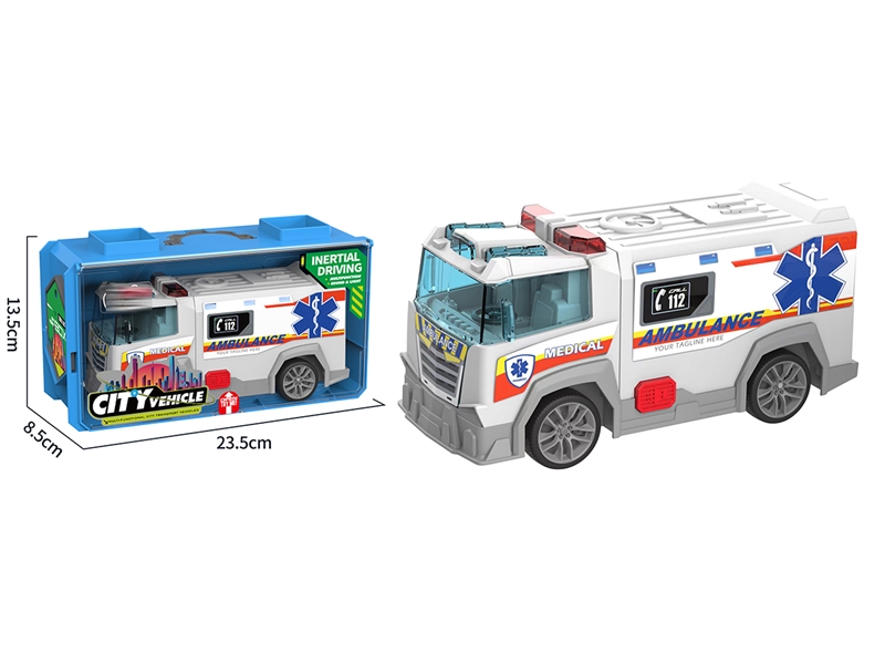 FRICTION CONSTRUCTION TRUCK W/LIGHT & SOUND - HP1205838