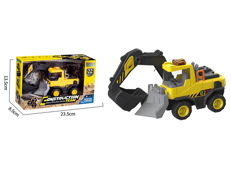 FRICTION CONSTRUCTION TRUCK W/LIGHT & SOUND - HP1205850