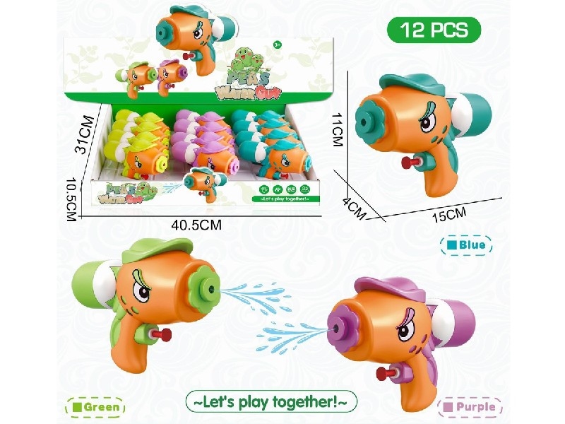 WATER GUN , 12PCS/DISPLAY BOX - HP1206193