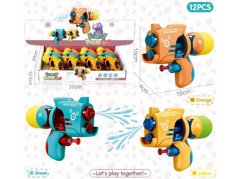 WATER GUN , 12PCS/DISPLAY BOX - HP1206205