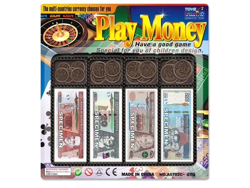 GUATEMALA PLAY MONEY SET - HP1206345