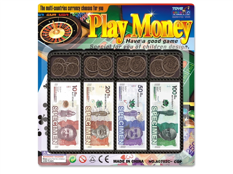 COLOMBIA PLAY MONEY SET - HP1206354