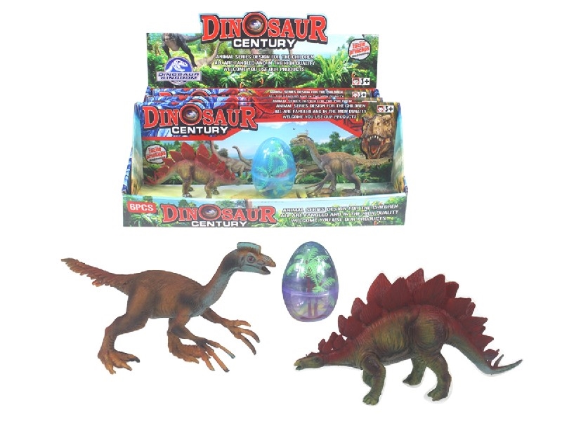 DINOSAUR SET，6PCS/DISPLAY BOX - HP1206602