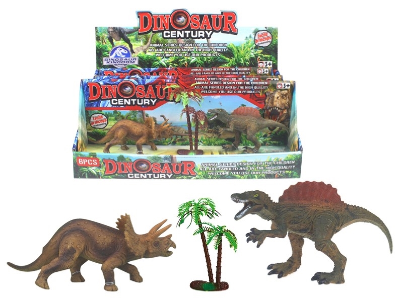 DINOSAUR SET，6PCS/DISPLAY BOX - HP1206604