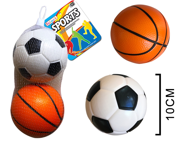 10CM PU BALL 2PCS - HP1206748