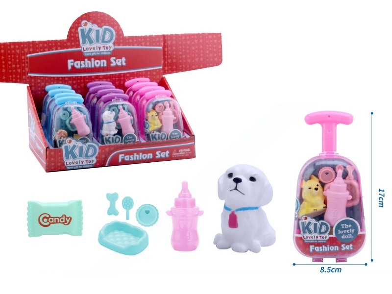 DOG WITH CANDY & ACCESSORIES，12PCS/DISPLAY BOX - HP1206862