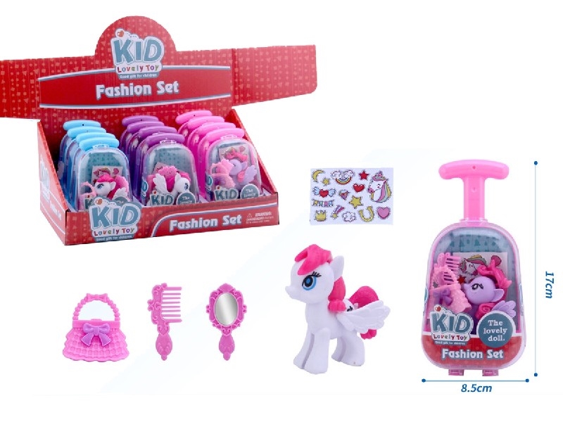 HORSE W/ACCESORIES，12PCS/DISPLAY BOX - HP1206865