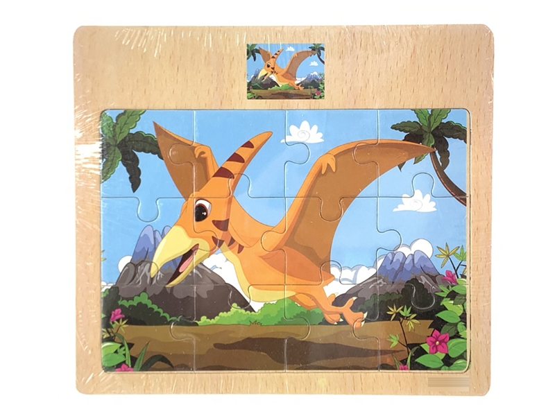 WOODEN PUZZLE 12PCS - HP1207017